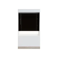 Black Aluminium 25mm Venetian Blind - 90cm