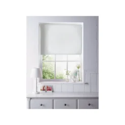 White Blackout Blind - 120cm