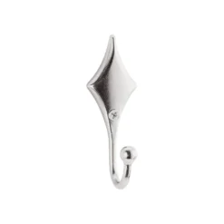 Rhombus Hook Satin Nickel - 2 Pack