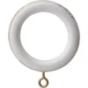 Vintage Effect 28mm White Curtain Rings 6 Pack 1 Vintage Effect 28mm White Curtain Rings 6 Pack -Home Furniture 12806763 1744831917967431