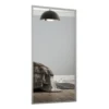 Loft Sliding Wardrobe Door Mirror With Silver Frame (W)610mm -Home Furniture 12807145 9244843070214081