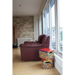 Curver Stockholm Bright Blocks Plastic Deco Storage Box Multi Colour 22L 14 Curver Stockholm Bright Blocks Plastic Deco Storage Box Multi Colour 22L -Home Furniture 12807671 1624833169753446