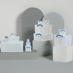Really Useful Storage Box - Clear - 42L -Home Furniture 12808541 2584942263811836