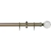 Brass 28mm Curtain Pole With Ball Finials 2.4m -Home Furniture 12810076 3954831952587002