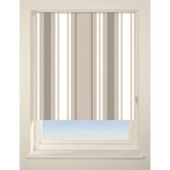 Stripe Roller Blind - 90cm - Neutral