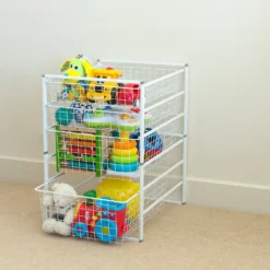 3 Wire Baskets Storage Tower -Home Furniture 12812735 1574845692699547