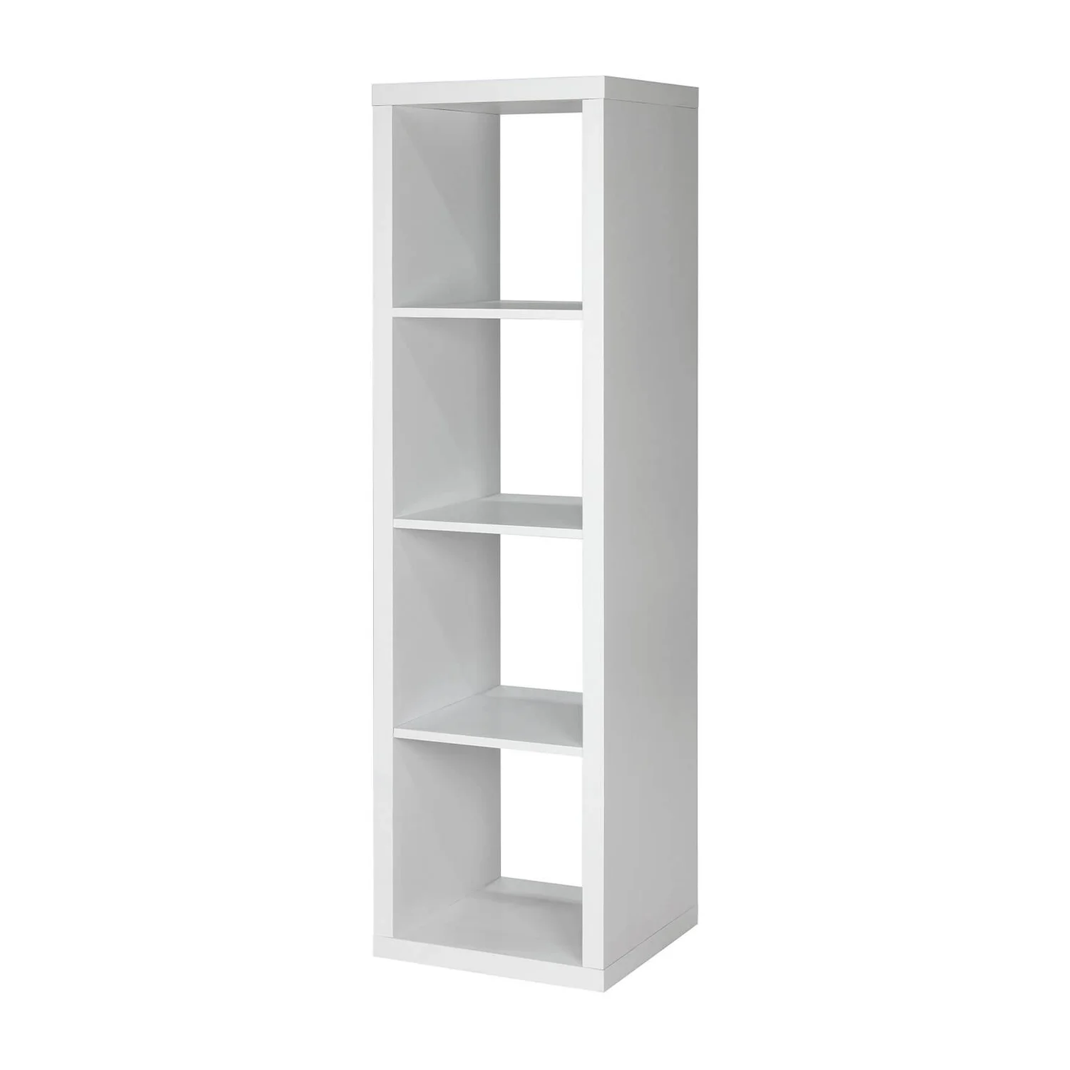 Clever Cube 4x1 Storage Unit - White 3 Clever Cube 4x1 Storage Unit - White