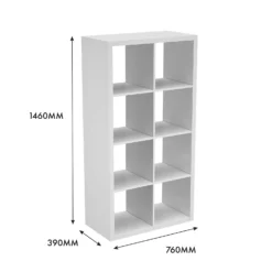 Clever Cube 4x2 Storage Unit - White 13 Clever Cube 4x2 Storage Unit - White -Home Furniture 12813309 4585014368217440