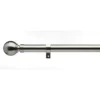 28mm Eyelet 3.0m Curtain Pole Satin Steel -Home Furniture 12813881 1174831959567945