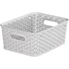 Curver My Style Small Rectangular Plastic Storage Basket - Grey - 4L 1 Curver My Style Small Rectangular Plastic Storage Basket - Grey - 4L -Home Furniture 12814407 5694831952006679