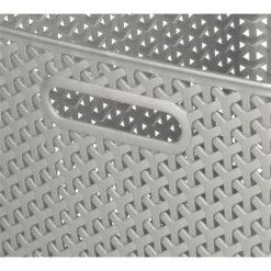 Curver My Style Large Rectangular Plastic Storage Basket - Grey - 18L 13 Curver My Style Large Rectangular Plastic Storage Basket - Grey - 18L -Home Furniture 12814518 1804832988746814