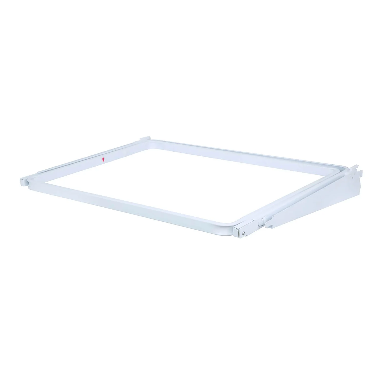 None Sliding Basket Frame - White 3 None Sliding Basket Frame - White