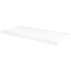 Wire Shelf Back- White - 667x350mm