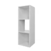 Compact Cube 3x1 Storage Unit - White 2 Compact Cube 3x1 Storage Unit - White -Home Furniture 12815992 1754929106573581