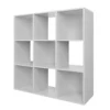Compact Cube 3x3 Storage Unit - White 2 Compact Cube 3x3 Storage Unit - White -Home Furniture 12815994 9164929106871835