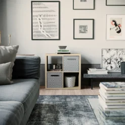 Clever Cube 2x2 Storage Unit - Oak -Home Furniture 12816153 6184929107204184