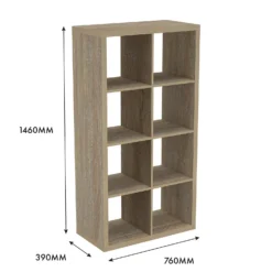 Clever Cube 4x2 Storage Unit - Oak 11 Clever Cube 4x2 Storage Unit - Oak -Home Furniture 12816157 1065014368240330