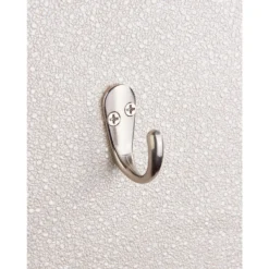 Basic Single Robe Hook - Satin Nickel -Home Furniture 12817263 1124995164931546