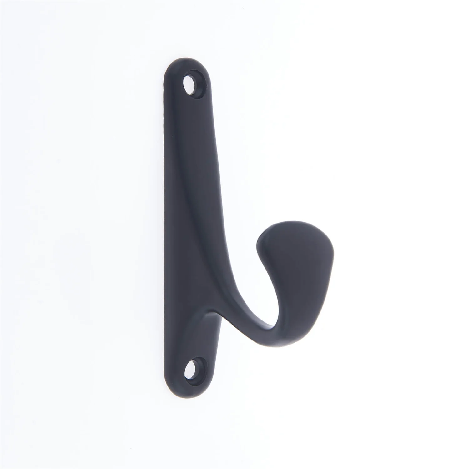 Bull Nose Hook - Matt Black 3 Bull Nose Hook - Matt Black