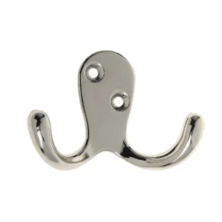 Basic Double Robe Hook - Chrome