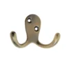 Basic Double Robe Hook - Antique Brass 2 Basic Double Robe Hook - Antique Brass -Home Furniture 12817521 6504840987560057