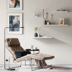 Floating Shelf - White Matt -1200 X 240 X 38mm 9 Floating Shelf - White Matt -1200 X 240 X 38mm -Home Furniture 12817720 1234887325999644