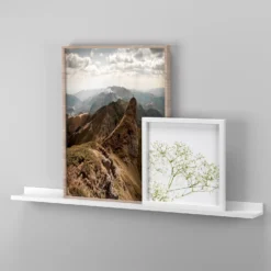 Flexi Storage Decorative Shelving Photo Shelf - White Matt - 900x35x100mm -Home Furniture 12817971 8044876425860004