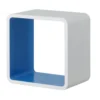 Cube Wall Shelf - White And Blue 2 Cube Wall Shelf - White And Blue -Home Furniture 12818096 1234831950383901
