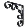 None Scroll Bracket - Black - 100x100mm -Home Furniture 12818108 8414831966883607