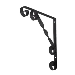 None Scroll Bracket - Black - 250x250mm
