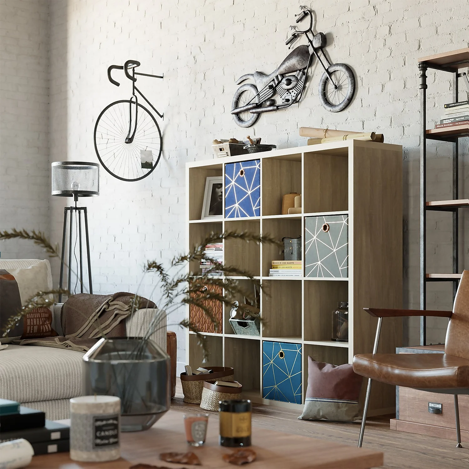 Clever Cube 4x4 Storage Unit - Oak 4 Clever Cube 4x4 Storage Unit - Oak - Image 2