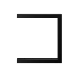 None Double U Shelf Bracket - Black - 330x300mm -Home Furniture 12820763 1884930156443321