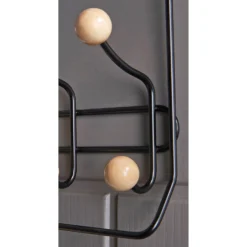None Wooden Ball With Towel Bar Coat Hook -Home Furniture 12821176 1944846170555114