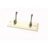 2 Coat Satin Nickel Hooks On Cream Stepped Board 1 2 Coat Satin Nickel Hooks On Cream Stepped Board -Home Furniture 12821284 1514845727449438
