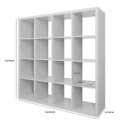 Clever Cube 4x4 Storage Unit - White 13 Clever Cube 4x4 Storage Unit - White -Home Furniture 12821332 1844953391927368