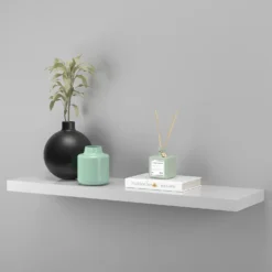 Floating Shelf - White Gloss - 900 X 240 X 38mm -Home Furniture 12822047 2074876424925738