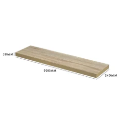 Floating Shelf - Sanoma Oak - 900 X 240 X 38mm 9 Floating Shelf - Sanoma Oak - 900 X 240 X 38mm -Home Furniture 12822050 1494964085563400