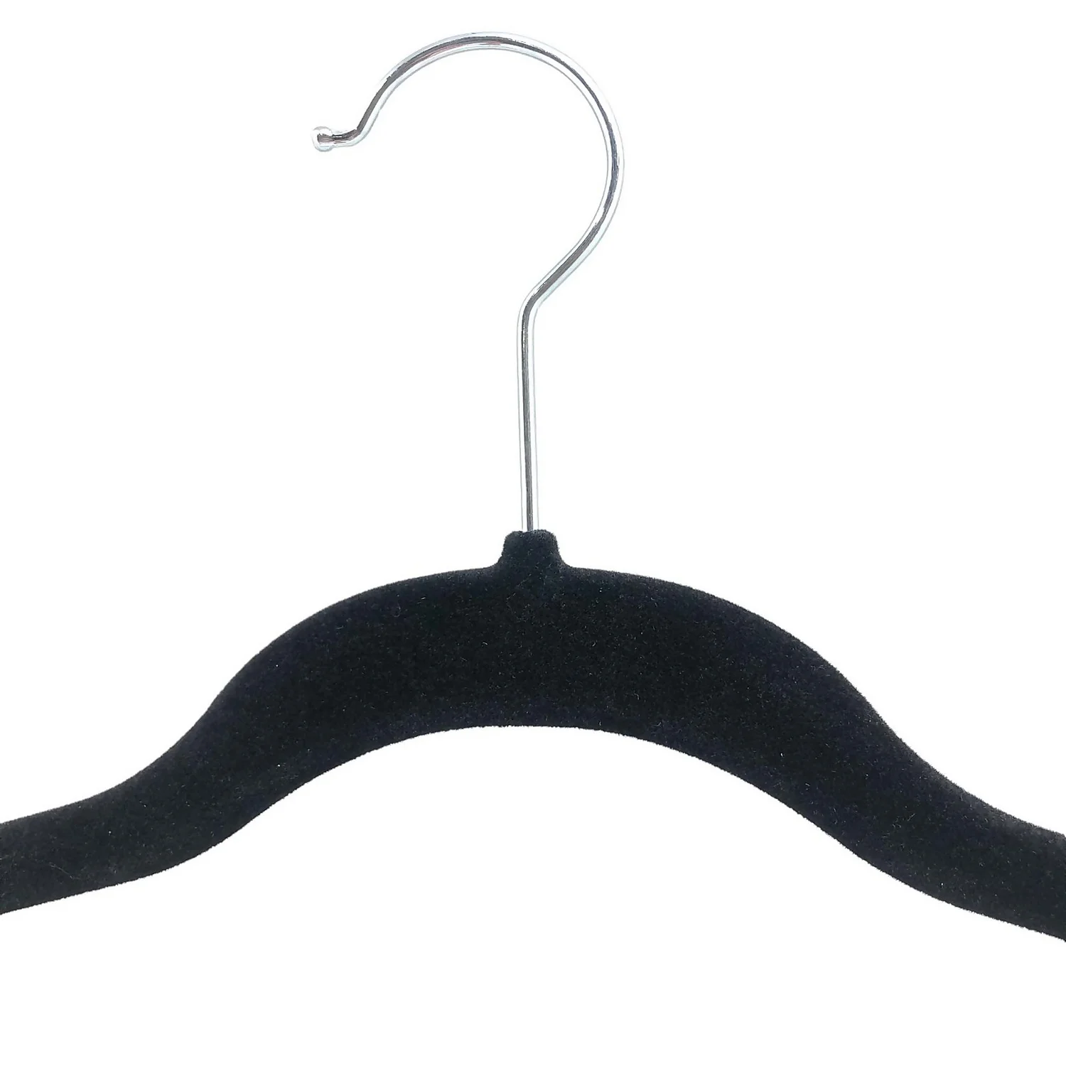 Single Black Velvet Trouser Hanger 4 Single Black Velvet Trouser Hanger - Image 2