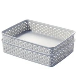 Curver My Style A5 Rectangular Plastic Storage Organiser - Grey -Home Furniture 12823029 1294833226906611