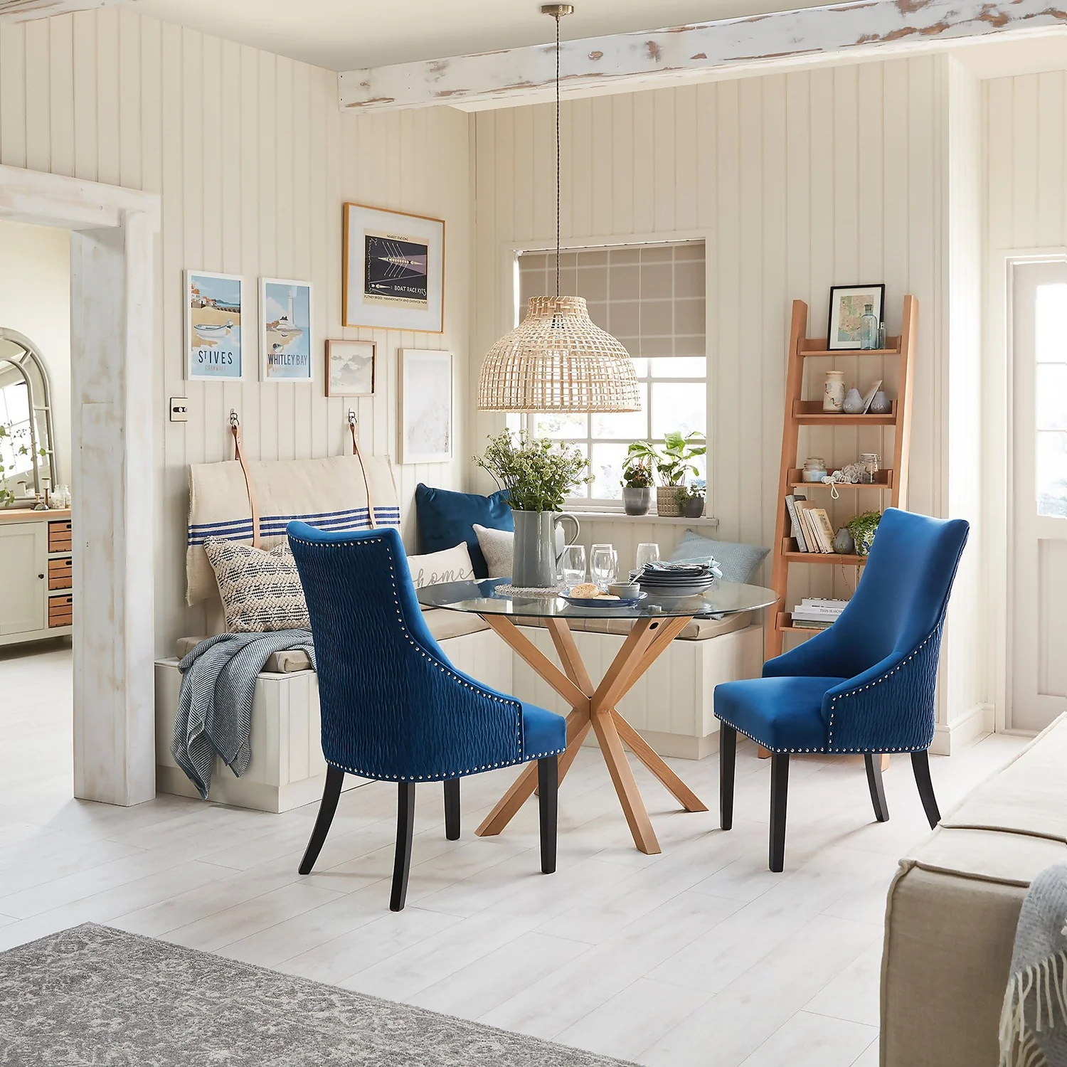 Ludlow Round Glass Dining Table 4 Ludlow Round Glass Dining Table - Image 2