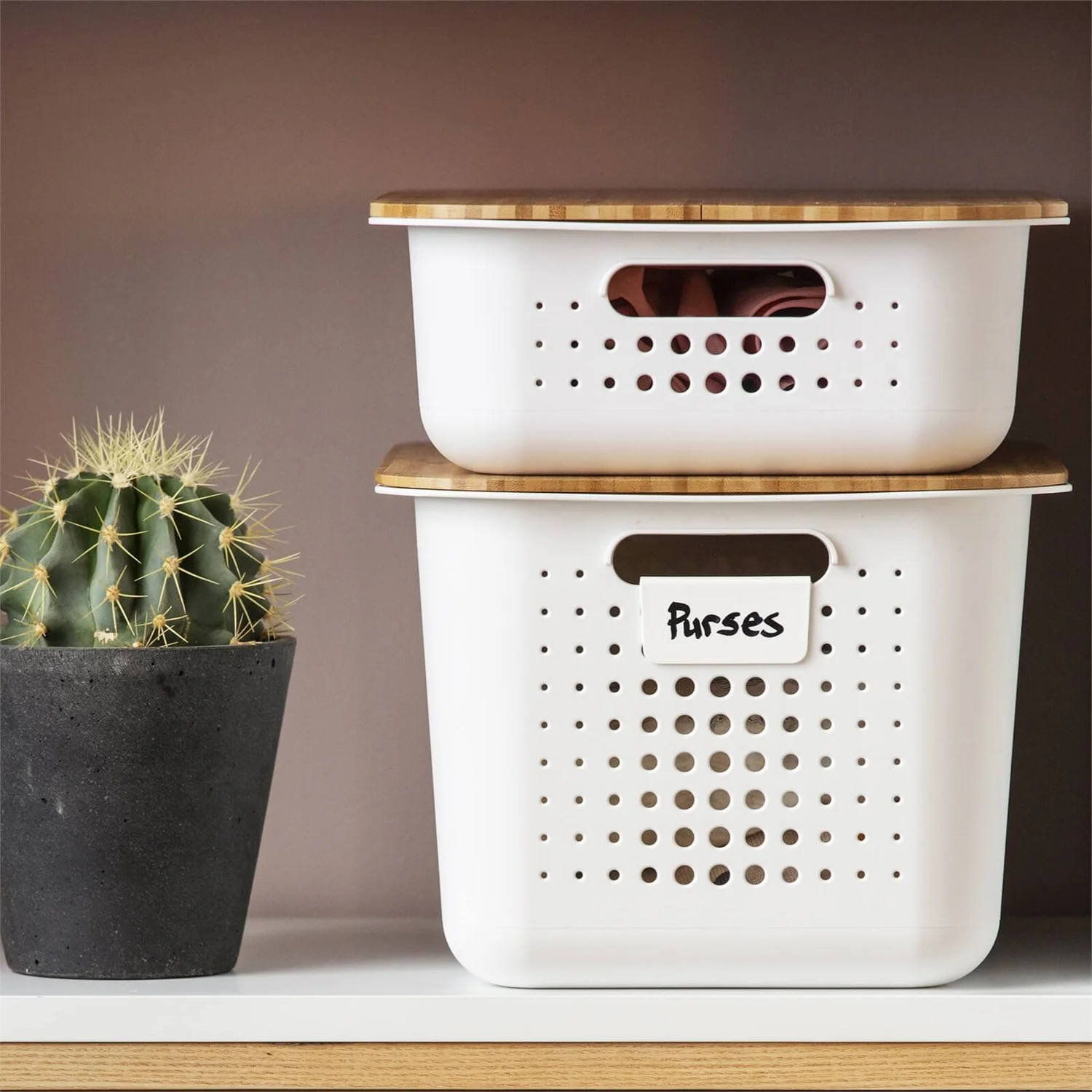 Smartstore 10L Wardrobe Basket - White 5 Smartstore 10L Wardrobe Basket - White - Image 3