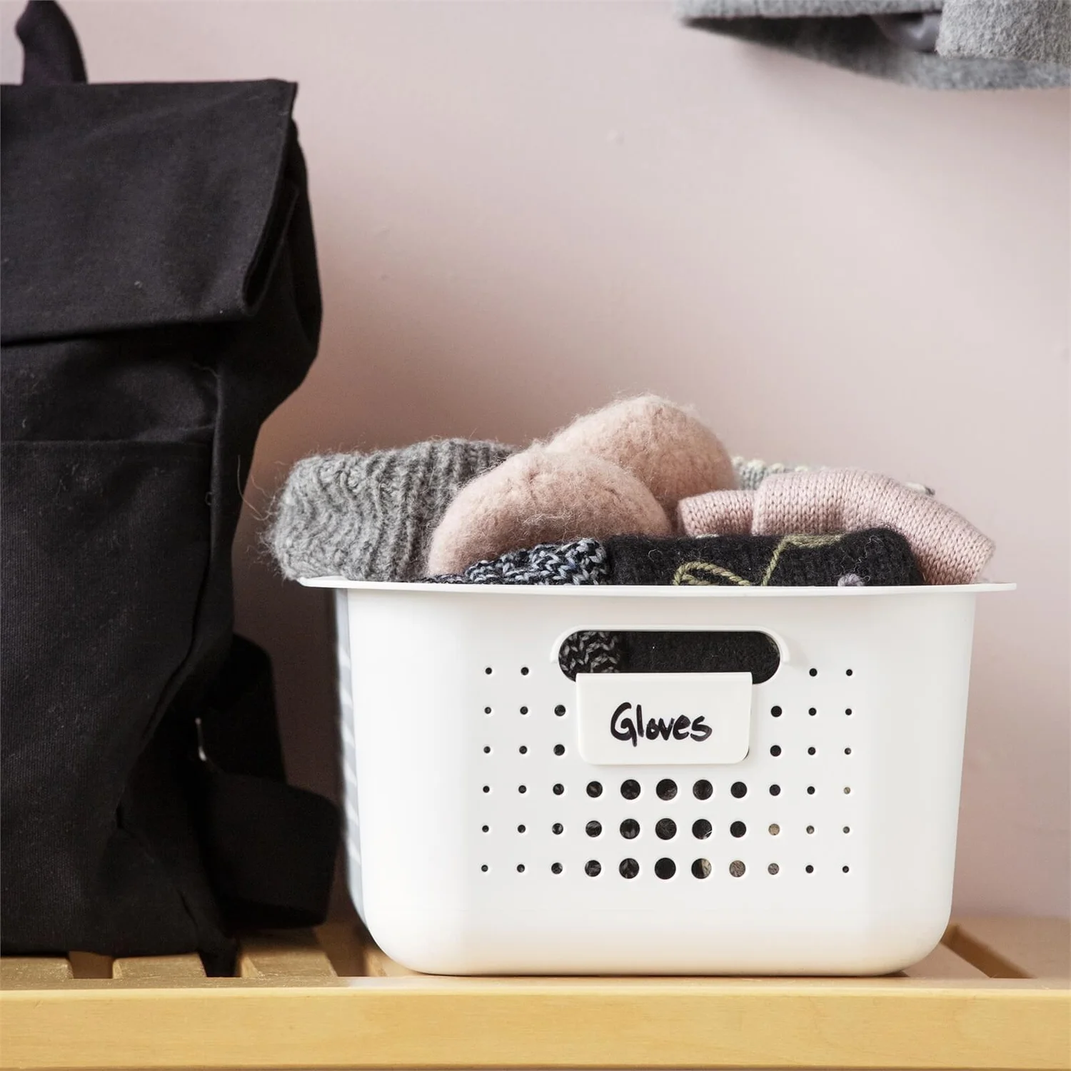 Smartstore 10L Wardrobe Basket - White 4 Smartstore 10L Wardrobe Basket - White - Image 2