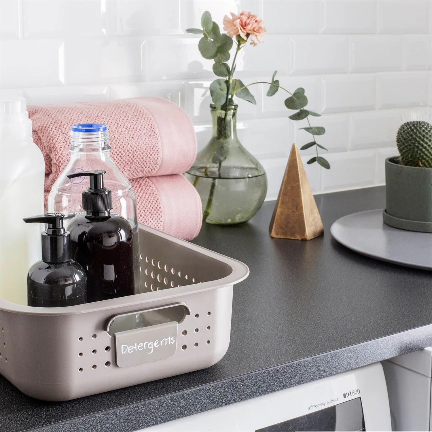 Smartstore 6L Wardrobe Basket - Taupe 6 Smartstore 6L Wardrobe Basket - Taupe - Image 4