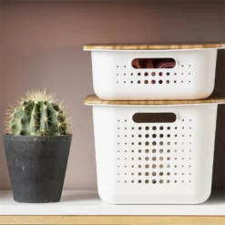 Smartstore 6L Wardrobe Basket - White 14 Smartstore 6L Wardrobe Basket - White -Home Furniture 12826433 1264833172729545