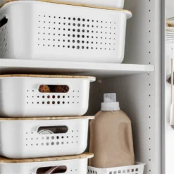 Smartstore 6L Wardrobe Basket - White 12 Smartstore 6L Wardrobe Basket - White -Home Furniture 12826433 1494833172887105