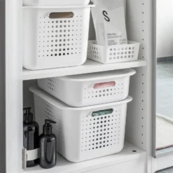 Smartstore 6L Wardrobe Basket - White 11 Smartstore 6L Wardrobe Basket - White -Home Furniture 12826433 1964833172947198