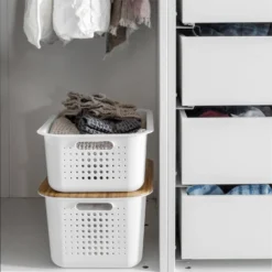 Smartstore 13L Wardrobe Basket - White -Home Furniture 12826434 5544833173542101