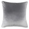 None Large Plain Velvet Cushion - Light Grey - 58x58cm -Home Furniture 12827086 1834831883441745