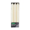 Pack Of 6 Dinner Candles - Ivory - 20cm -Home Furniture 12828300 1744831908219333