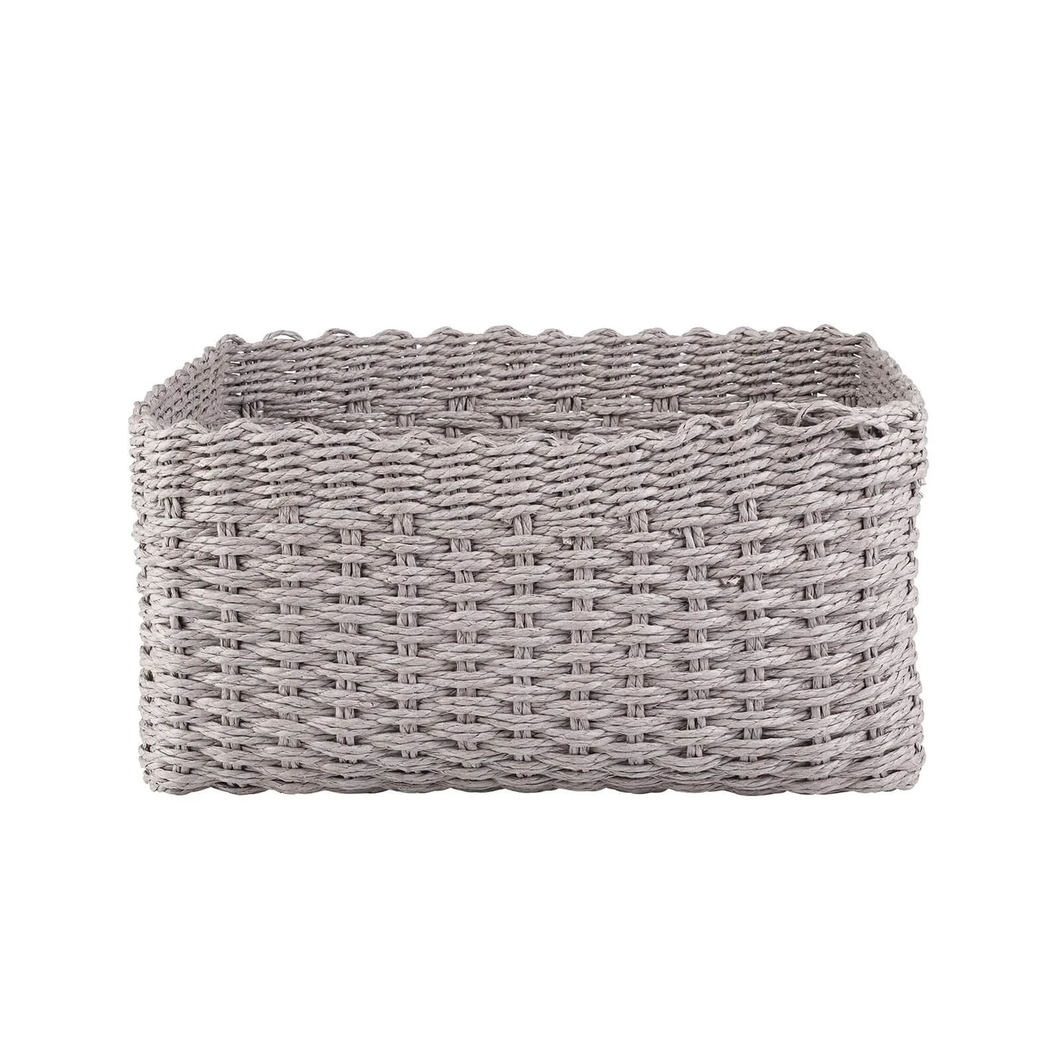 Paper Rope Basket - Grey 4 Paper Rope Basket - Grey - Image 2